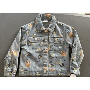 NWT Toddler Girls' Bluey and Bingo Denim Jacket - Blue 3T